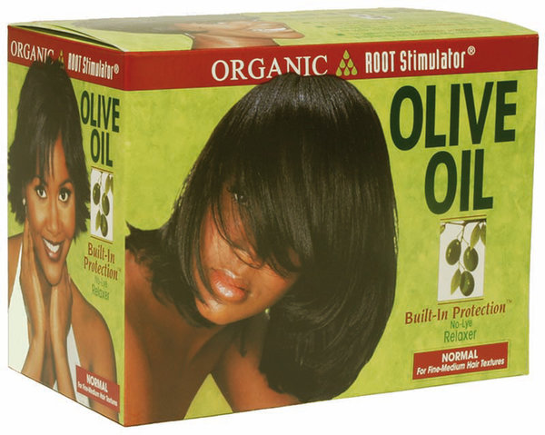 Organic Root Stimulator - Olive Oil Build-In Protection - No-Lye Relaxer - Normal