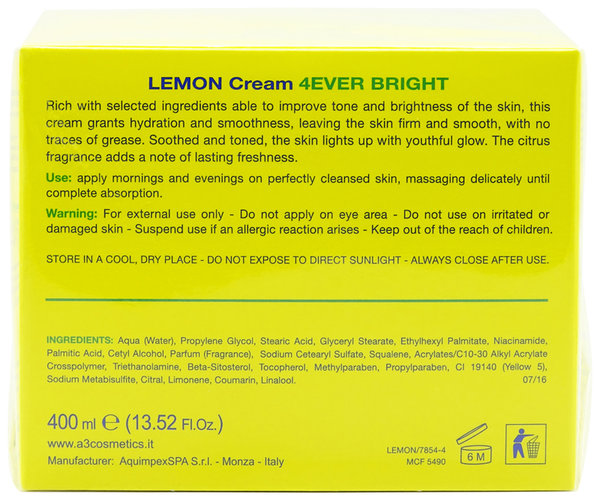 A3 Lemon Cream Bright Perfect Glow 500ml