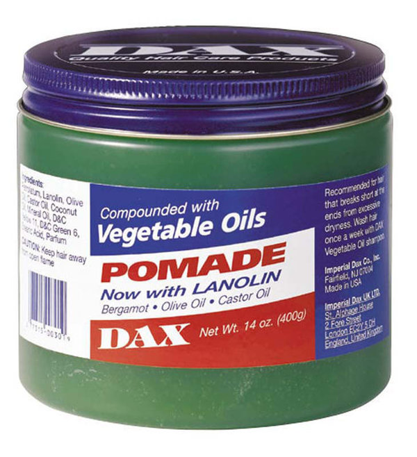 DAX - Vegetable Oils - POMADE Now with LANOLIN - Inhalt: 397g