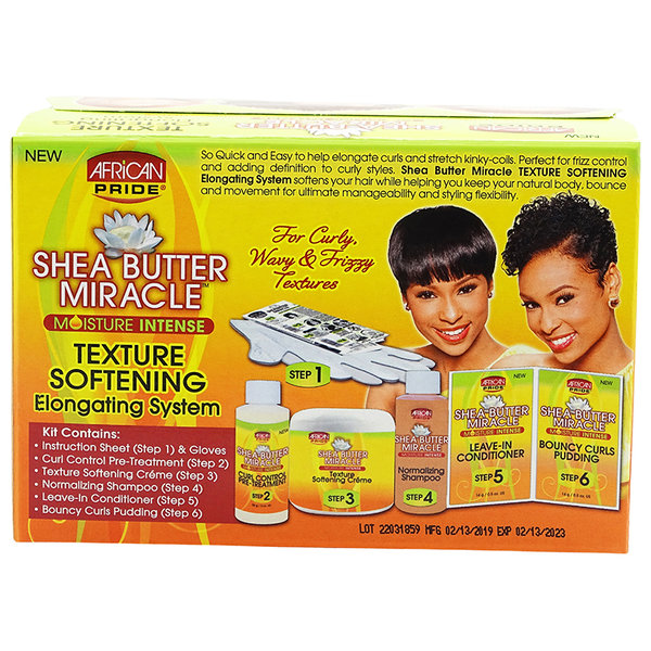 African Pride - Shea Butter Miracle - Moisture Intense - Texture Softening Elongating System