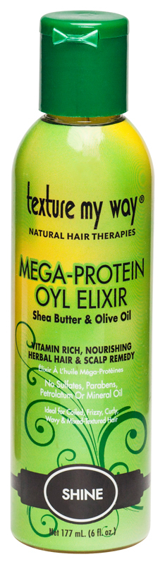 Africa's Best - Texture My Way - Mega-Protein Oyl Elixir - SHINE - Inhalt: 177ml