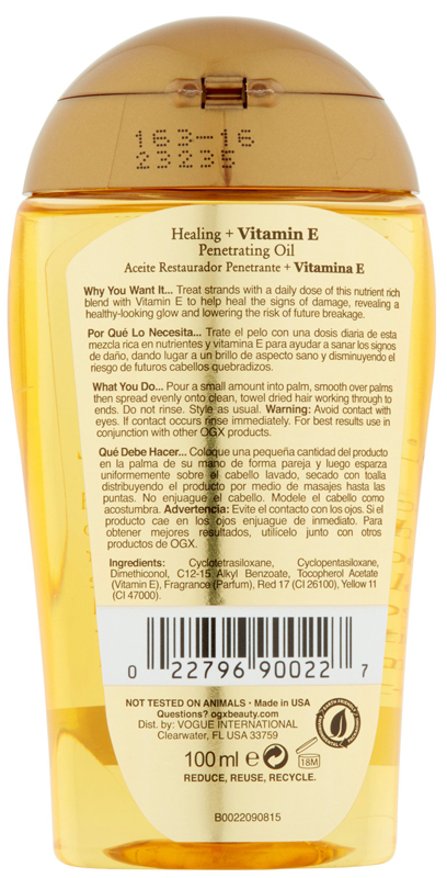 OGX - healing + vitamin E - Penetrating Oil - 100ml