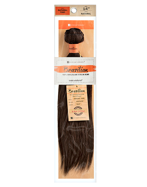Sensationnel - Bare & Natural Virgin Remi Bundles - Brazilian Natural Yaki - 100% Human Hair